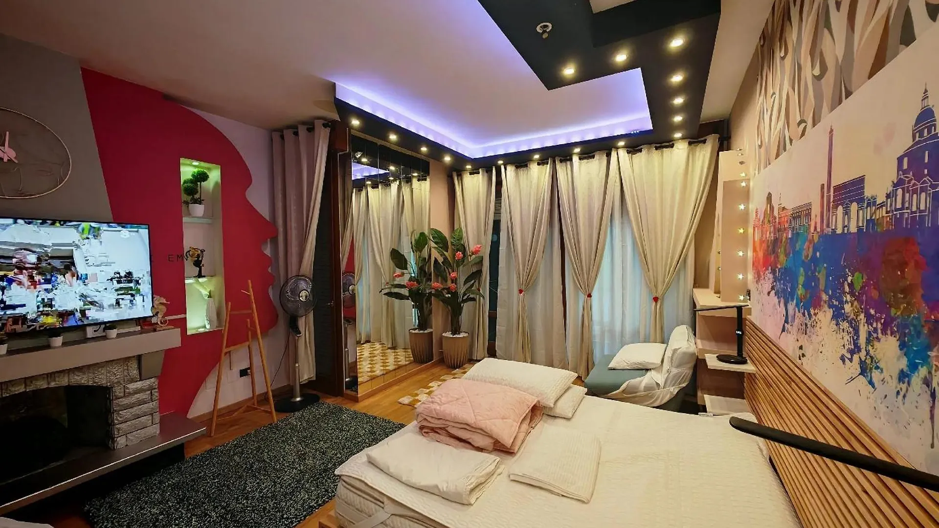 Flytosuite,It 25 Posti Letto Per Viaggiatori Aeroporto Concerti Stadio 住宿加早餐酒店 凯尔代拉拉蒂雷诺